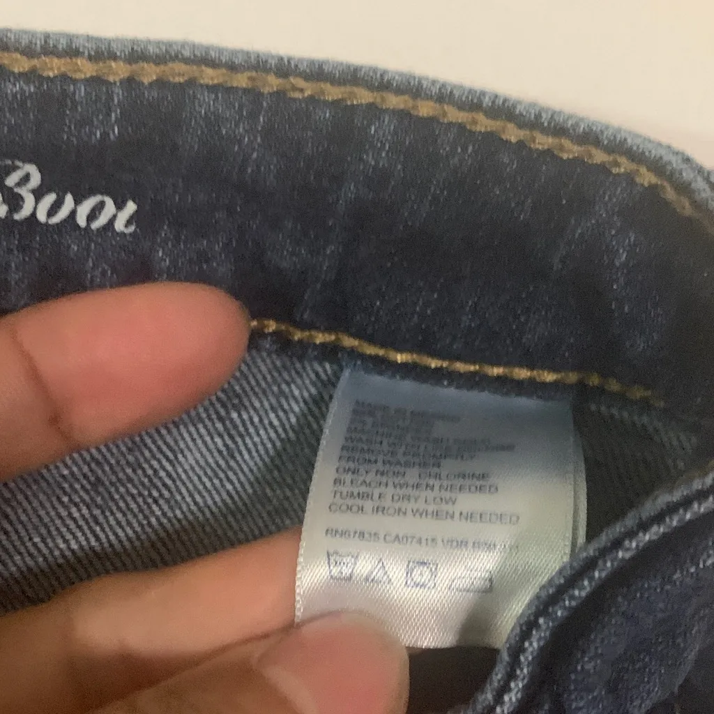 Nautica Dark Blue Women's Boot Cut Jeans - Image 5