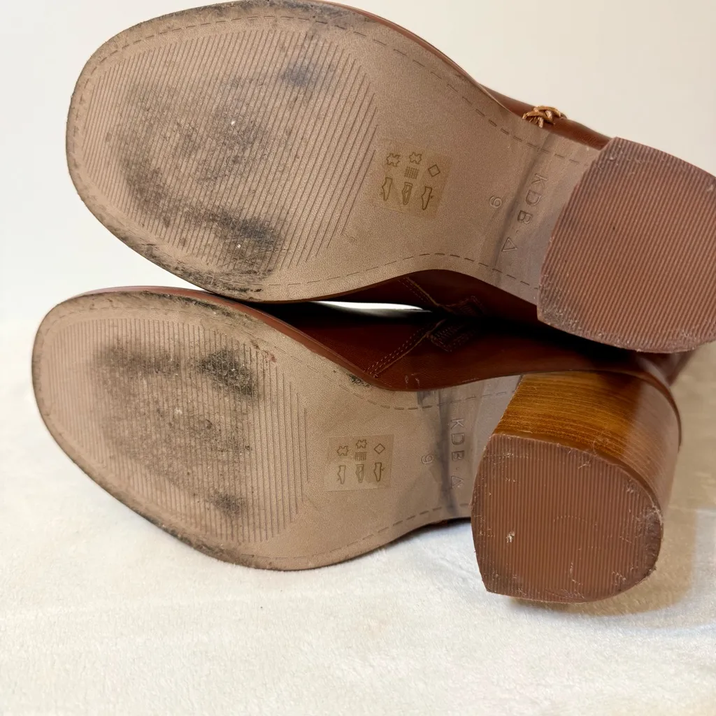 Kelsi Dagger Brooklyn Lodge Leather Tall Boot in Peanut Brown Size 9 - Image 10