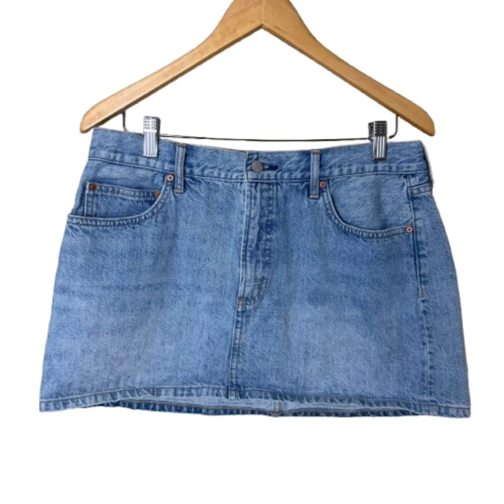 ARITZIA Denim Forum The '90s Ricci Denim Skirt Size 32 - Image 3
