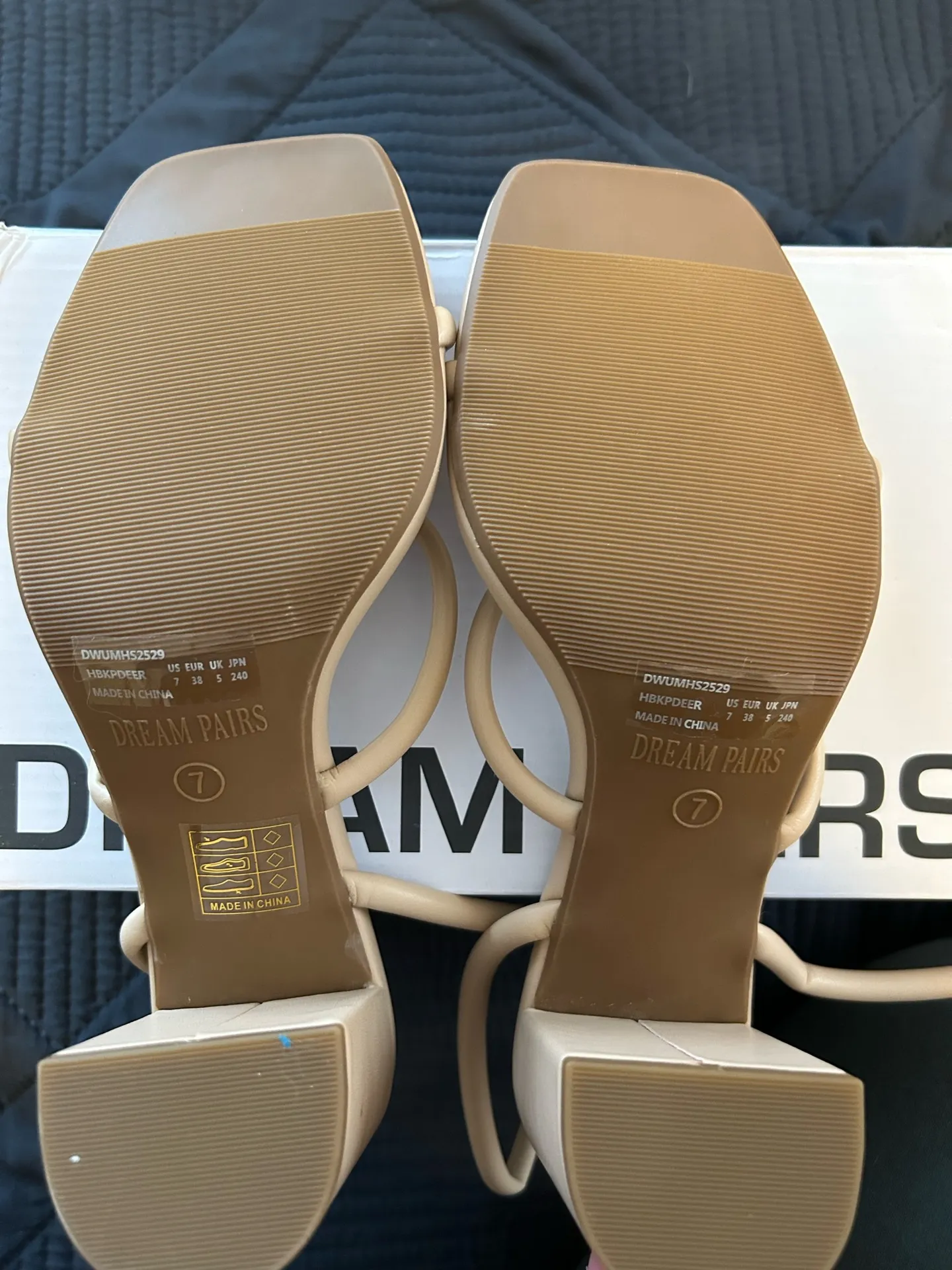 Dream Pairs Nude Heels - Image 3