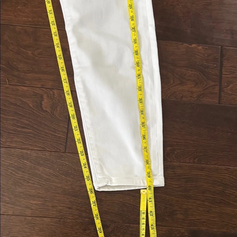 Amazon Essentials White Skinny Jeans Minimalist Style MSRP $24 Size 12 - Image 8