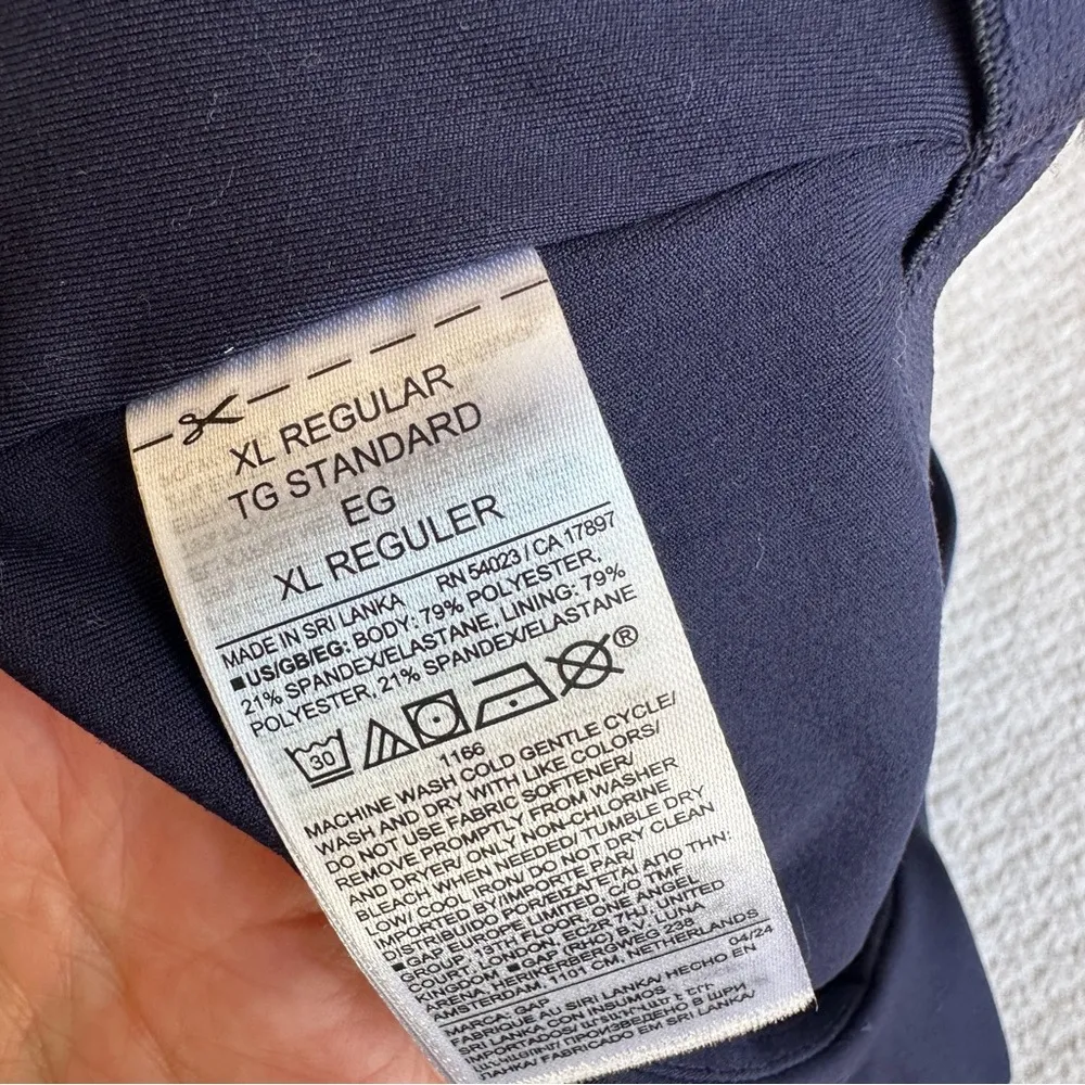 Gap GapFit High-Neck Brami XL Navy Blue NEW - Image 4