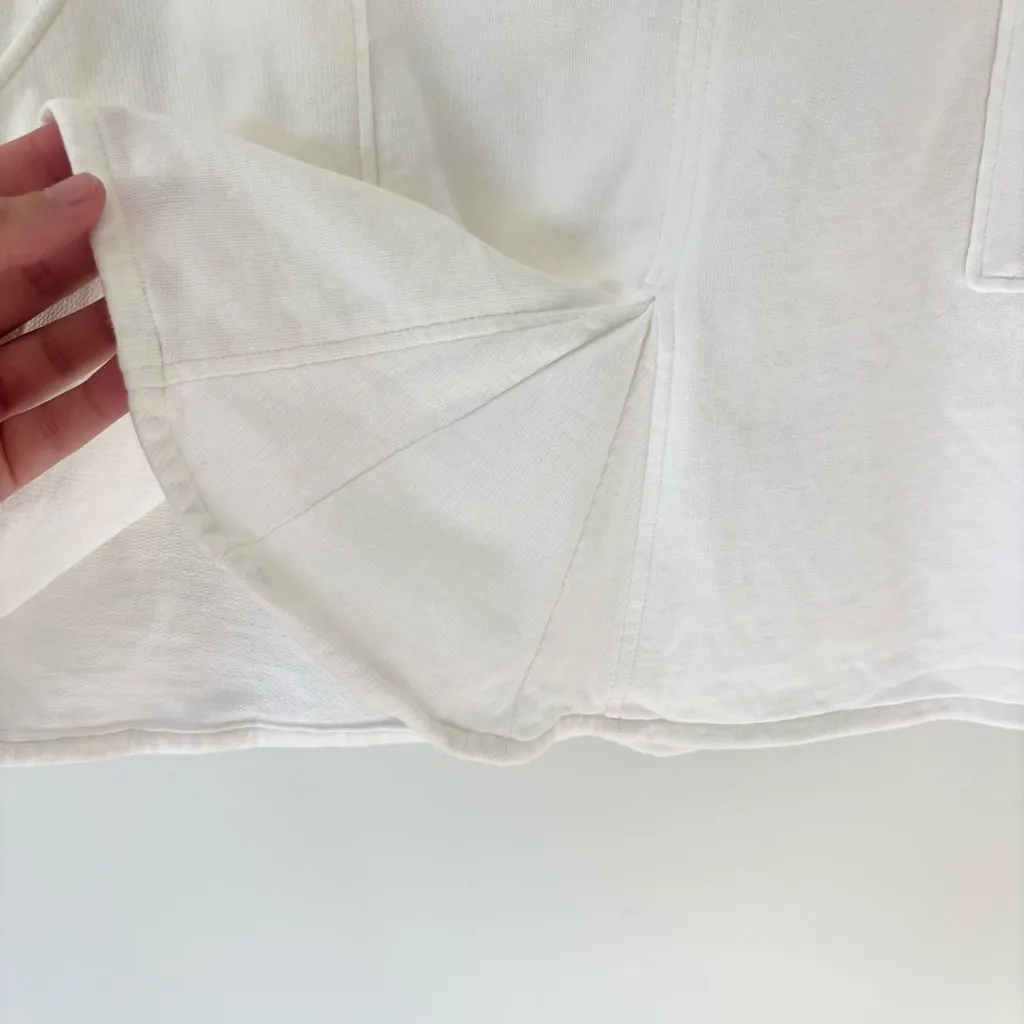 Lacoste White Athletic Cotton Mini Skirt Activewear Golf Tennis Preppy - Image 4