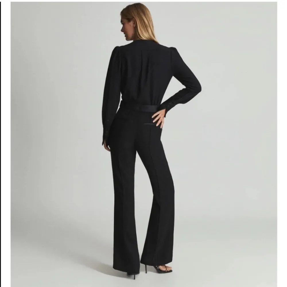 Reiss Luka Tux  Black Jumpsuit Retails $390 BNWTS - Image 7