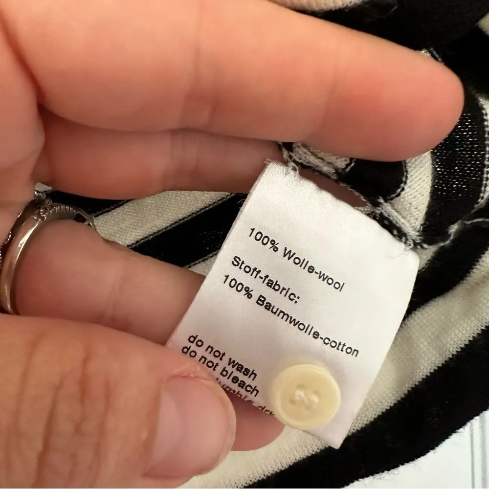 Akris Punto Wool Striped Sweater With Collar - Image 7