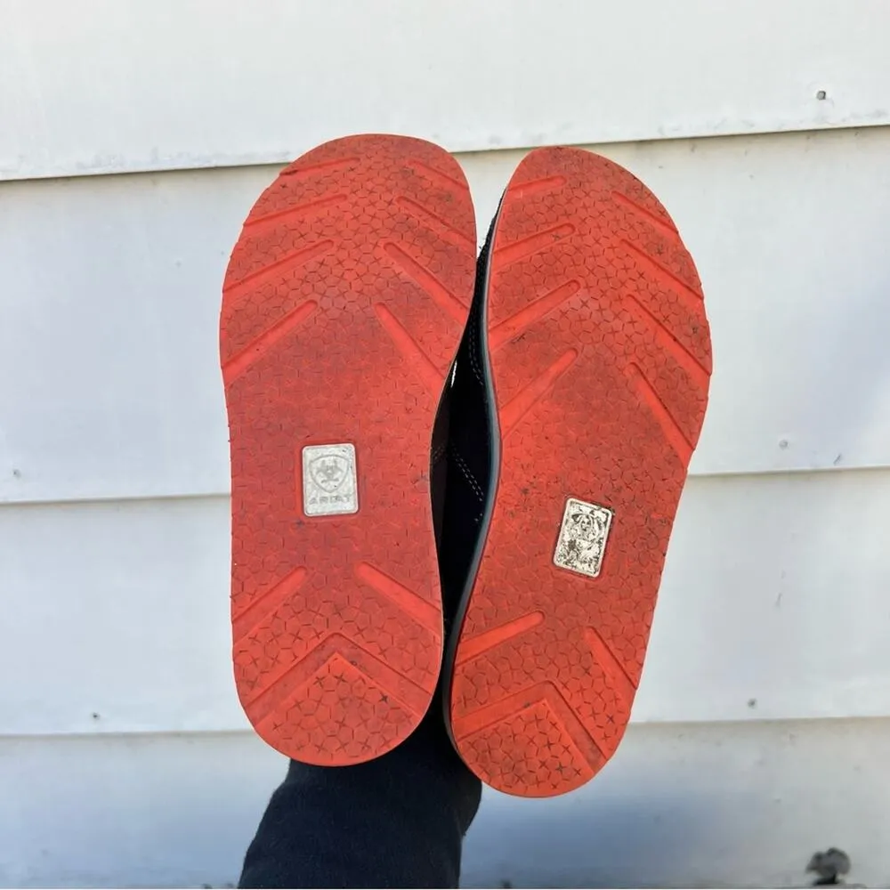 Ariat Cruisers Chocolate Boho Aztec Saddle Blanket Sunset Stripe Shoes 7B - Image 6