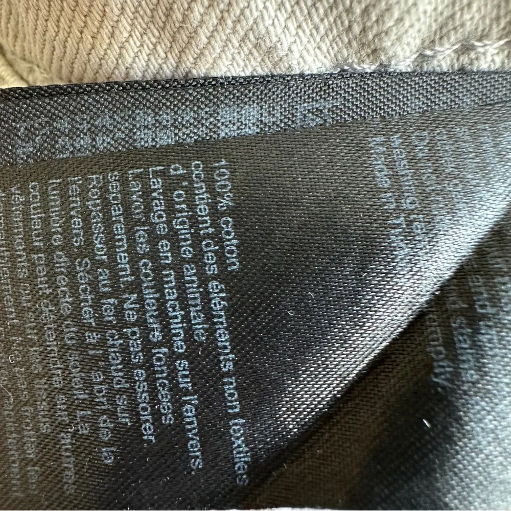 All Saints Mid Rise Denim Jean Shorts Light Wash Gray Size 29 100% Cotton - Image 7