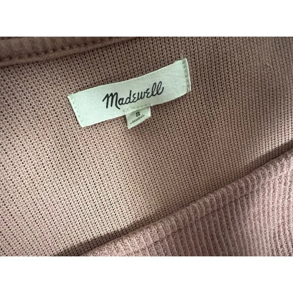 MADEWELL Ottoman Rib Square-Neck Top size small - Image 6