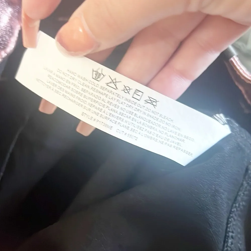 YMI Collection High Rise Non Distressed Metallic Rose Pink Skinny Jeans - Image 10