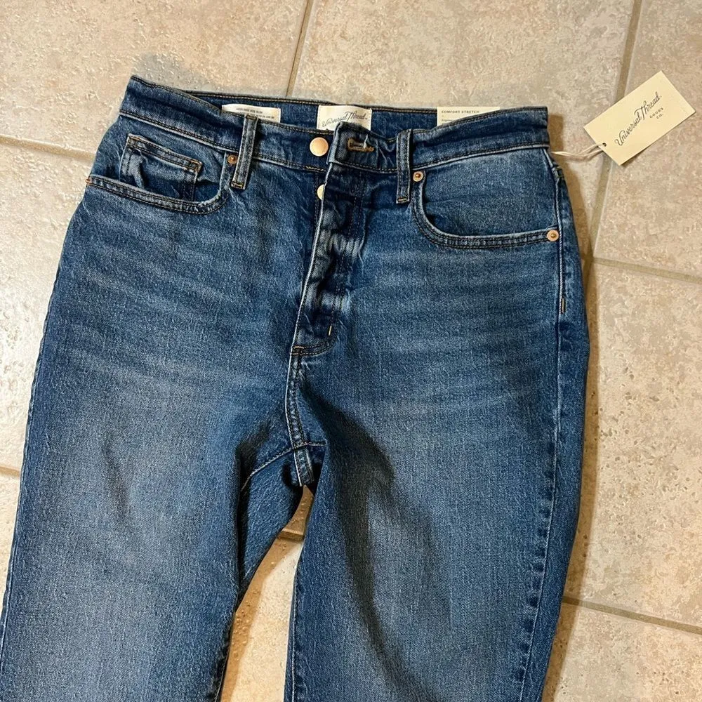 Universal Threads NWT Universal Thread women's jeans size 8 Short High Rise Buttenfly - Image 6
