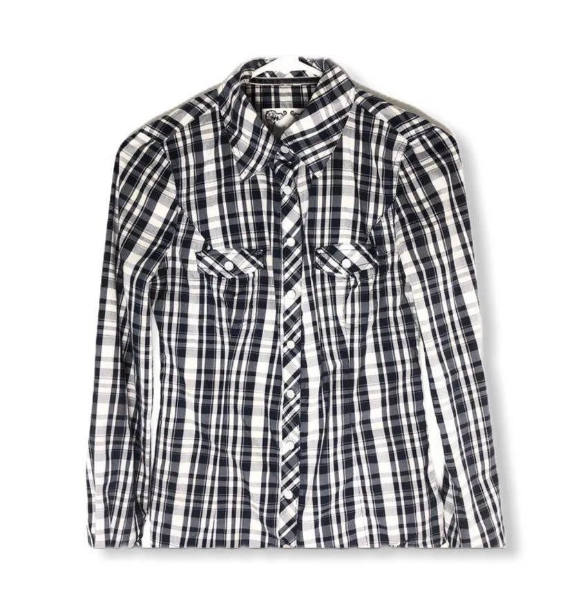 Guess Jeans Plaid Western Cut Shirt - Image 10