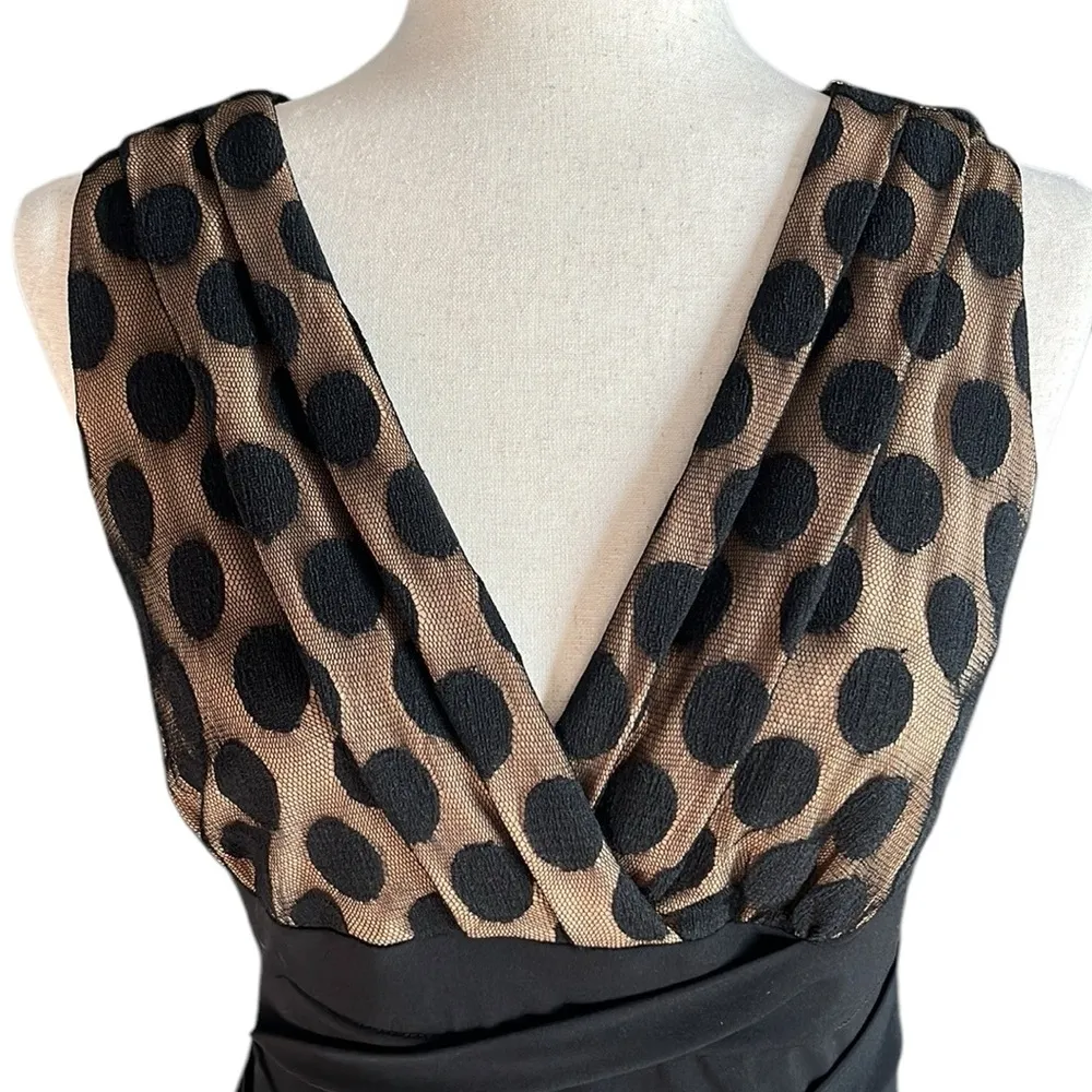 Saint Tropez West Bodycon Black Party Cocktail Dress - Image 4