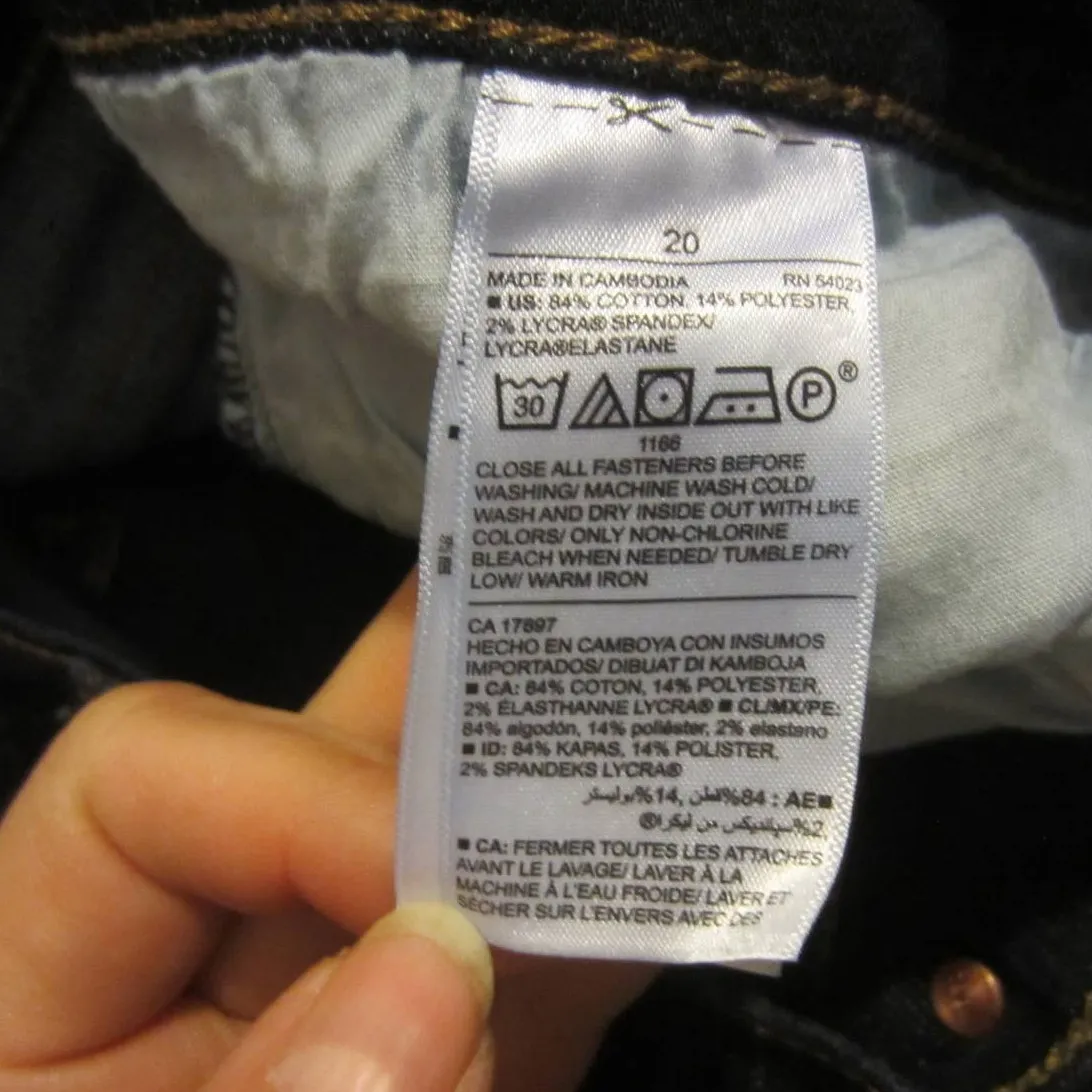 Classic Dark Wash Curvy Skinny Jeans Old Navy Plus Size 20 - Image 5