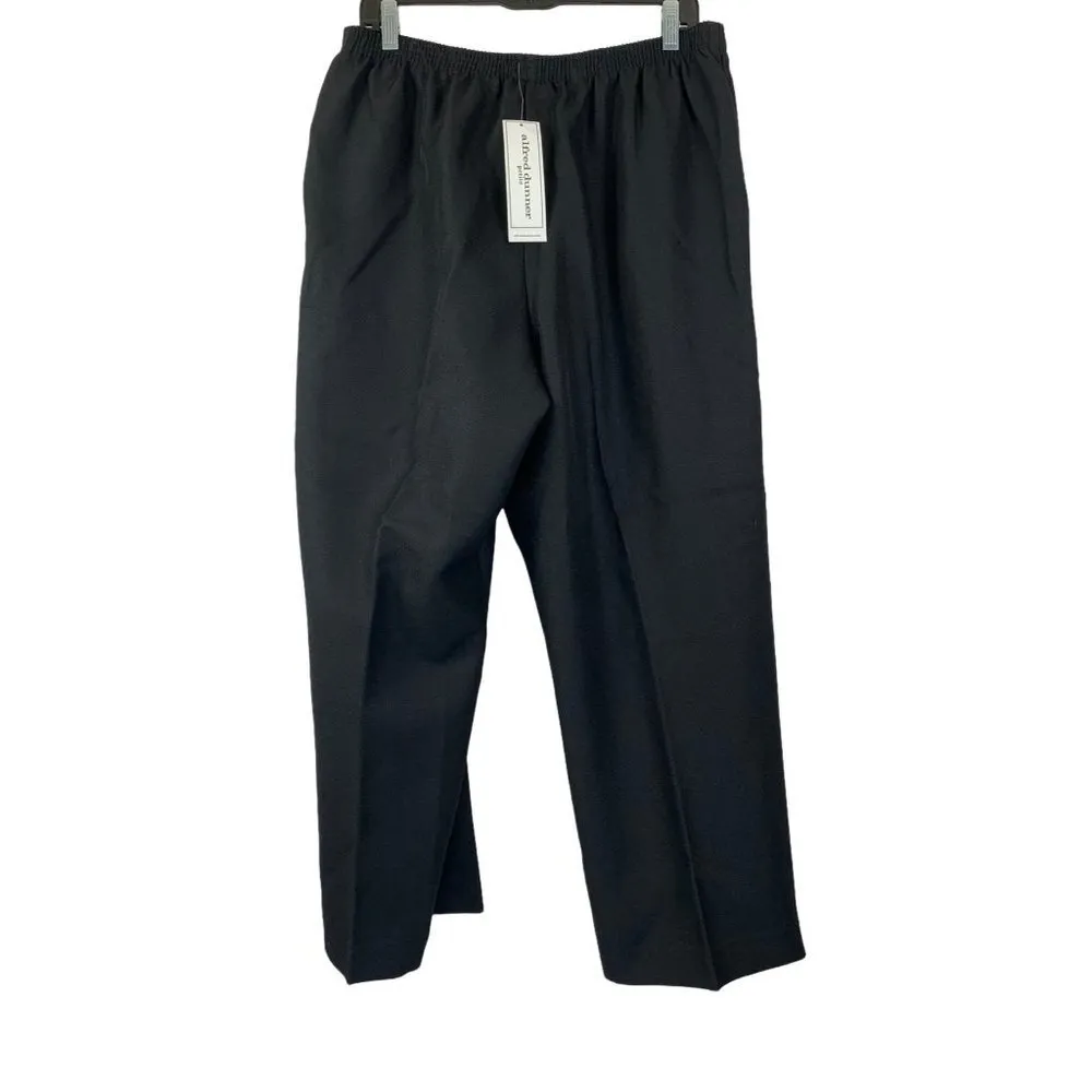 Alfred Dunner Women's Classic Black Dress Pants - Image 2