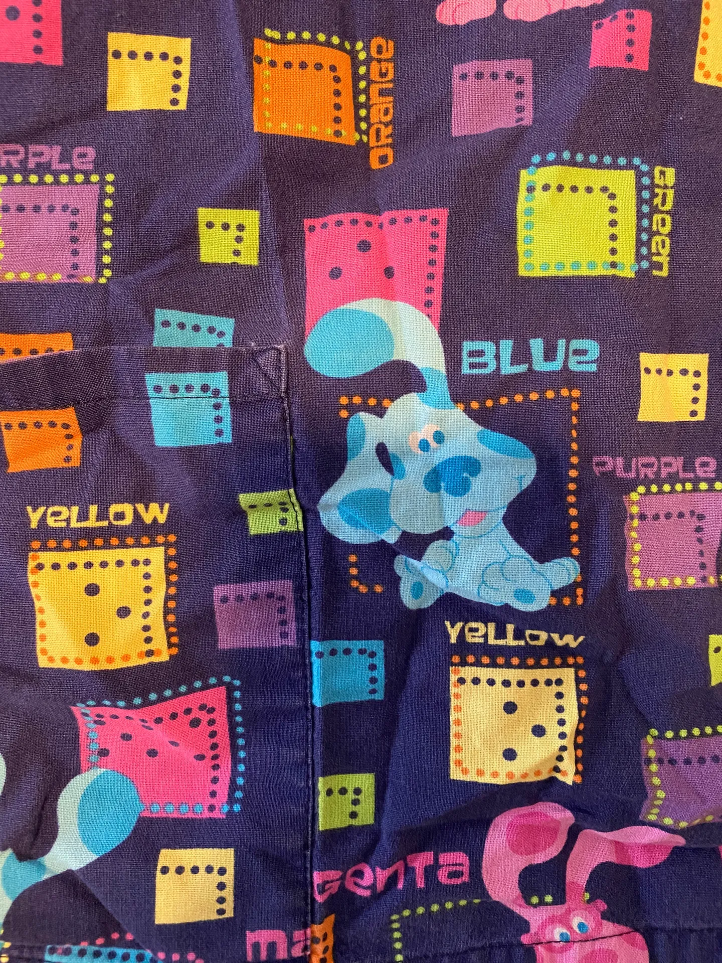 Blue’s Clues Scrub Top - Image 3