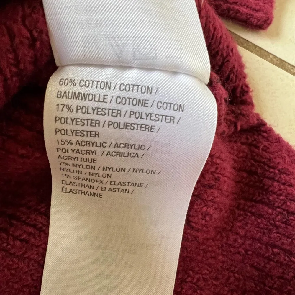 NWOT H by Halston Burgundy Long Turtleneck Sweater Size S - Image 8