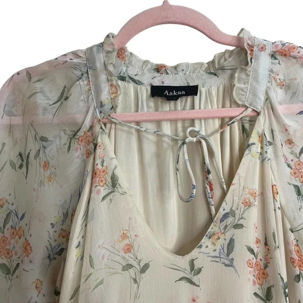 Aakaa Matilda Floral Midi Dress - Image 4