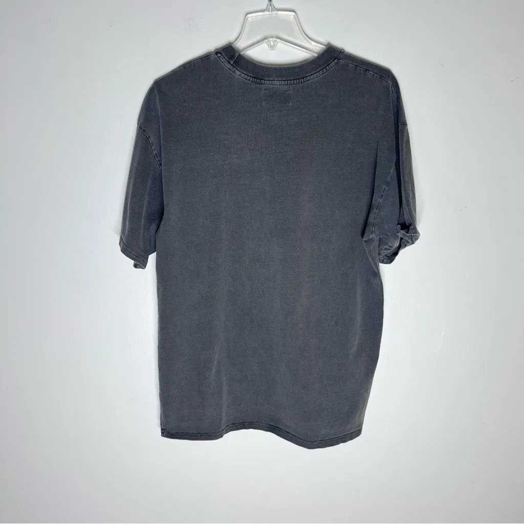 Joah Brown Oversized Crew Tee in Washed Black OS - Image 8