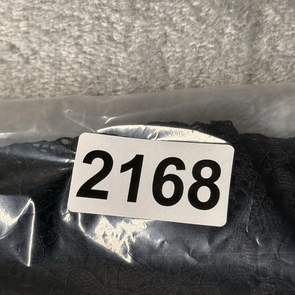 Adiva Shirt Womens Medium Black Lace Blouse Neutral Feminine Gothic Witchy Fairy - Image 9