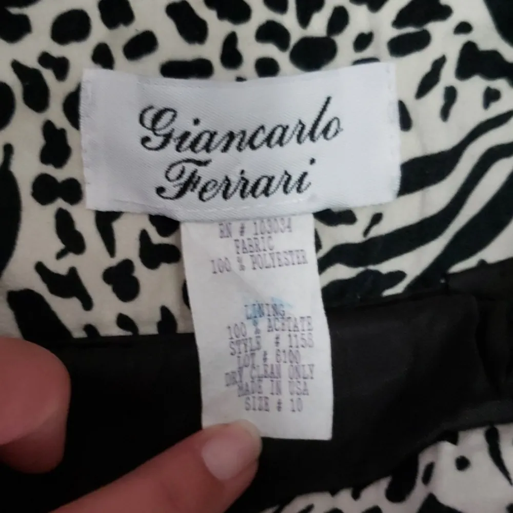 Vintage Giancarlo Ferrari pencil skirt size 10 - Image 2