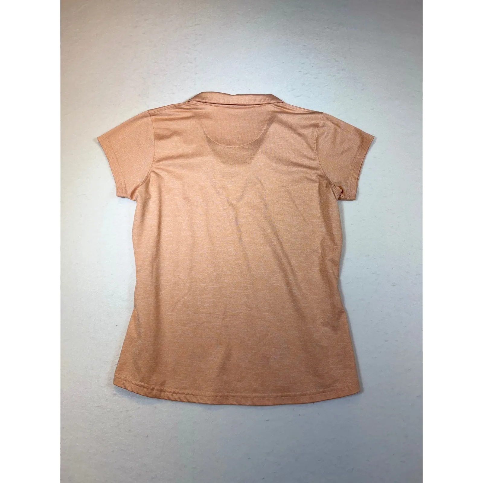 Pebble Beach Women's Dry Luxe Performance Polo Shirt Coral Orange Size L Size L - Image 2