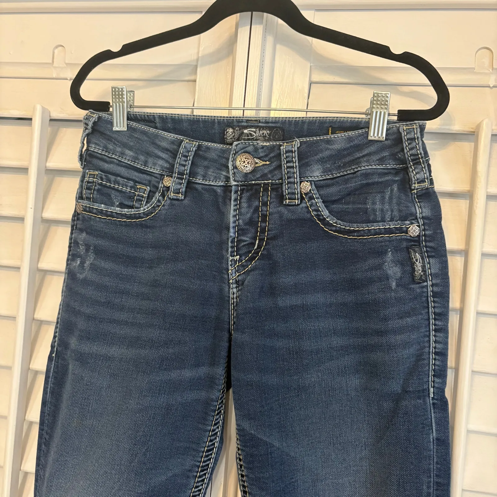 Silver Joga‎ Suki Mid Capris Size 28 - Image 3