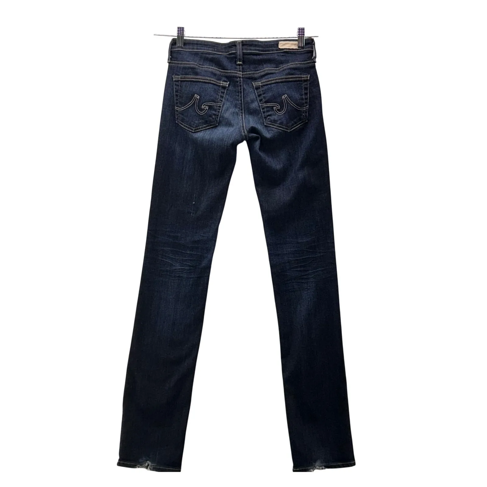 AG Jeans Charlotte Straight Leg Dark Wash Jeans 26 - Image 2