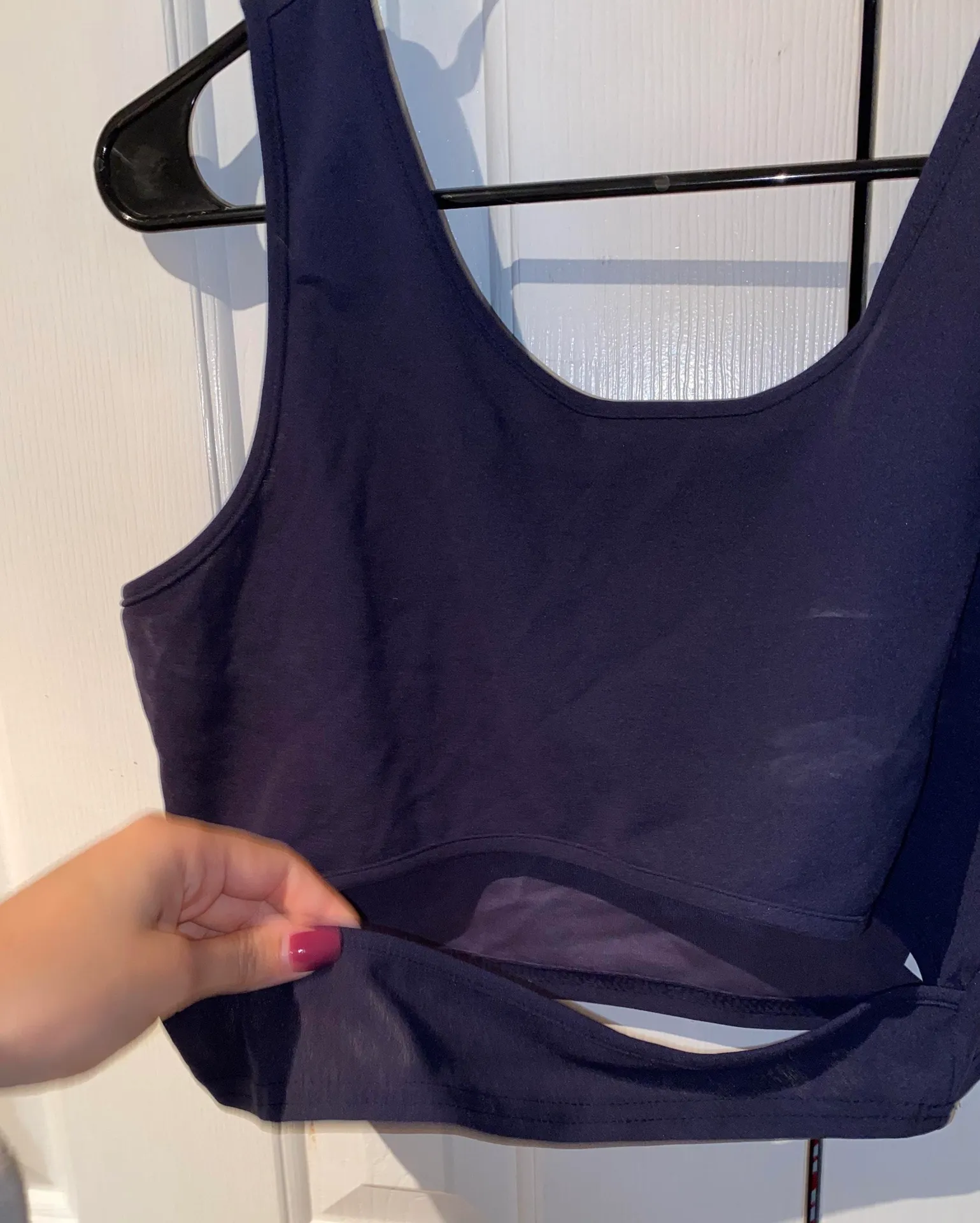 SheIn Cropped Cut out Tank - Image 2