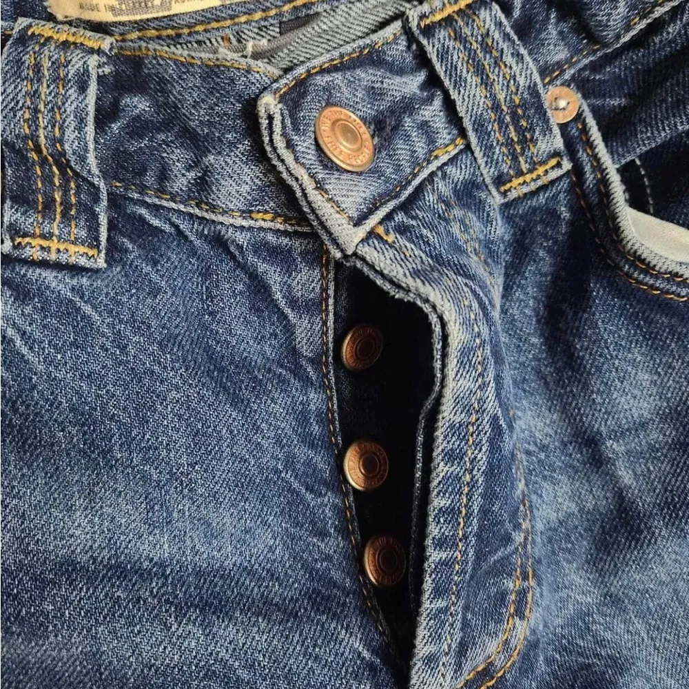 We the Free People CRVY Siren Low-Rise Straight Jeans Dark Size 24. B19 - Image 7