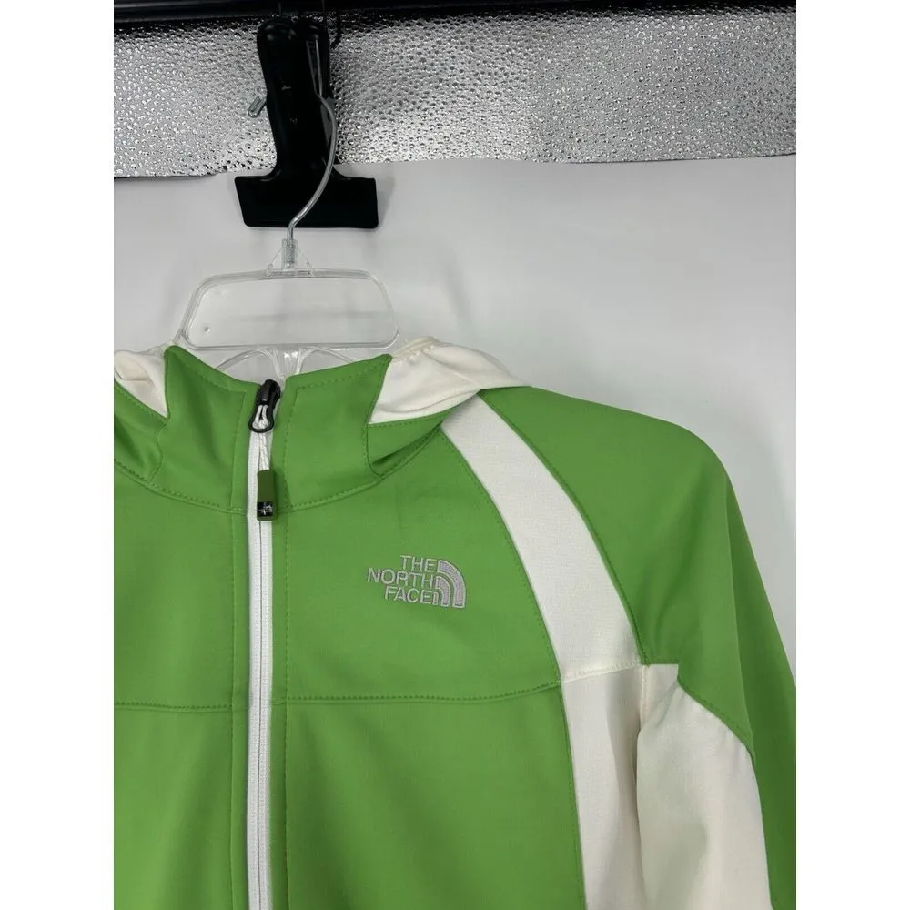 The North Face Summit Series Windstopper Full Zip Up Hooded Jacket Lime Green XS - Image 6