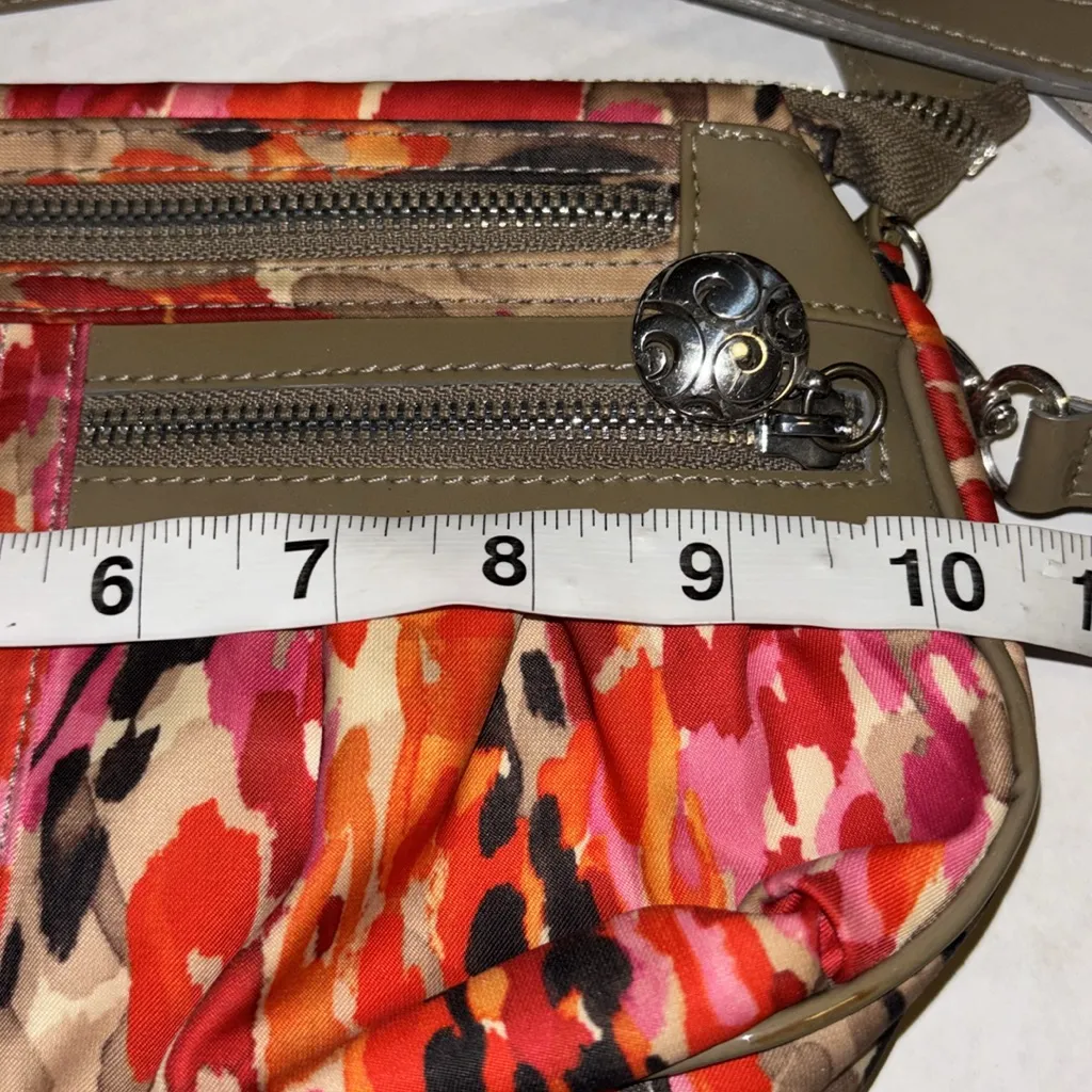 BRIGHTON “MILANO” CROSSBODY MULTI COLORED WITH TAUPE COLORED CROSSBODY STRAP - Image 10