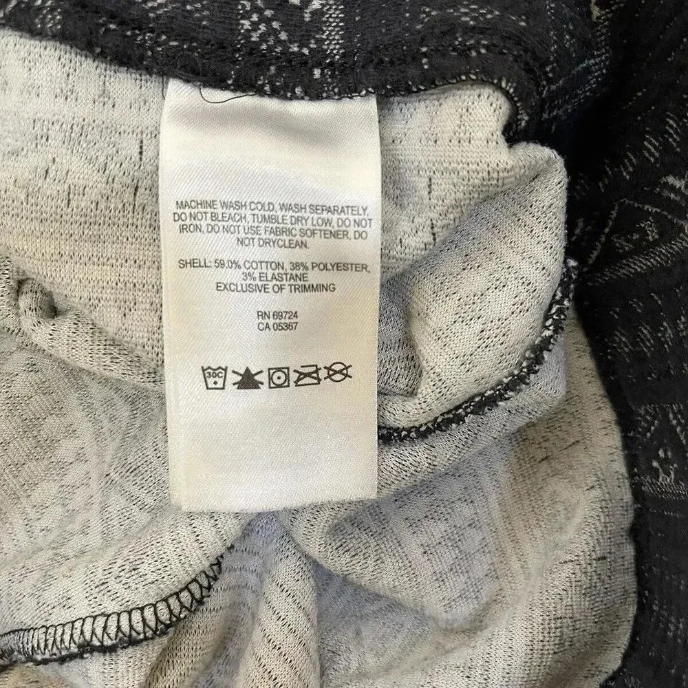 Women's Columbia Leggings Stretch Pull On Black Textured Stretch Thick Size S - Image 5