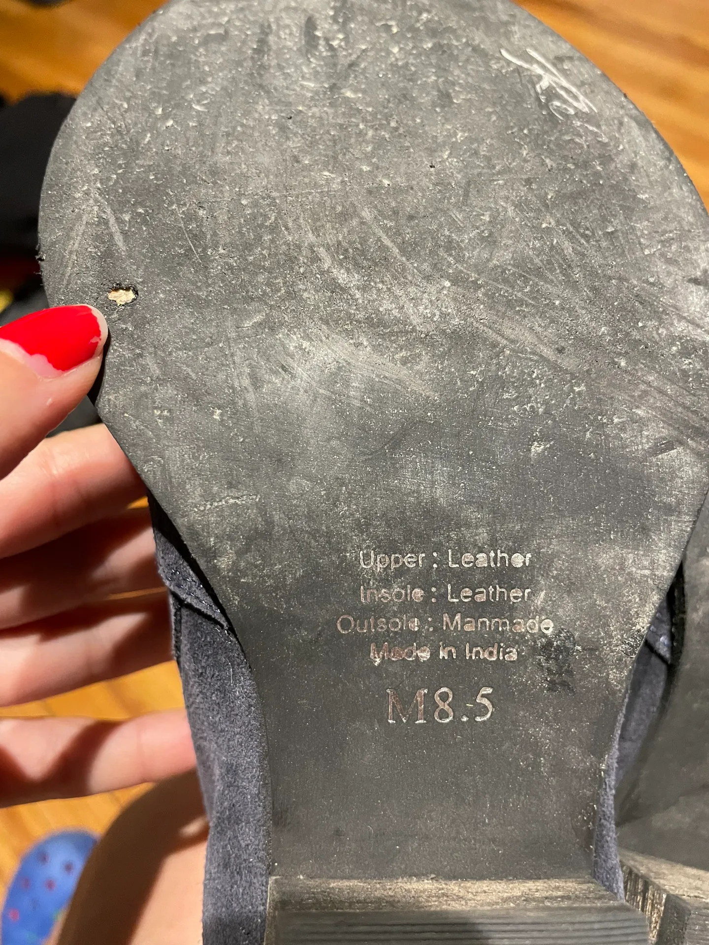 Mid Calf Chunky Riding Block Heeled Zip Suede Sz 8.5 Pointed Western Boho - Image 7