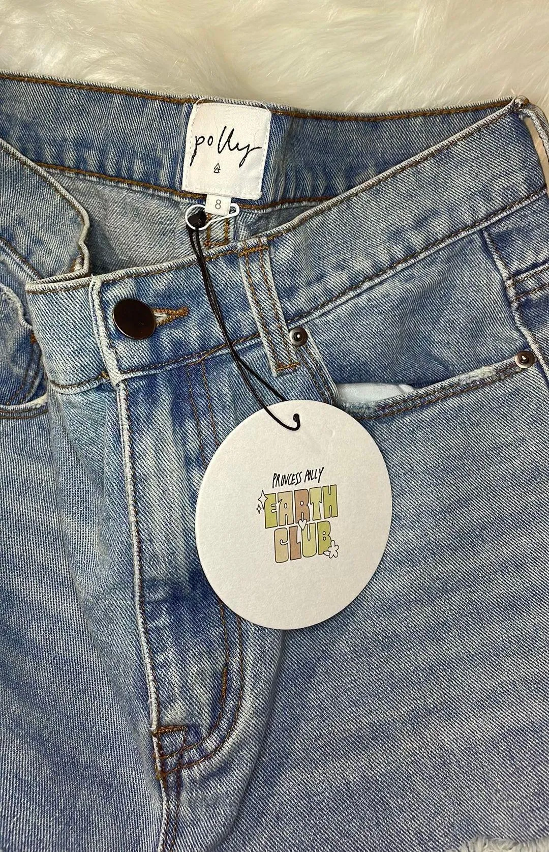 Princess Polly Ripped Jeans - Image 3