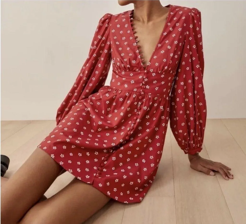 Reformation Caitie Dress 6 - Image 7