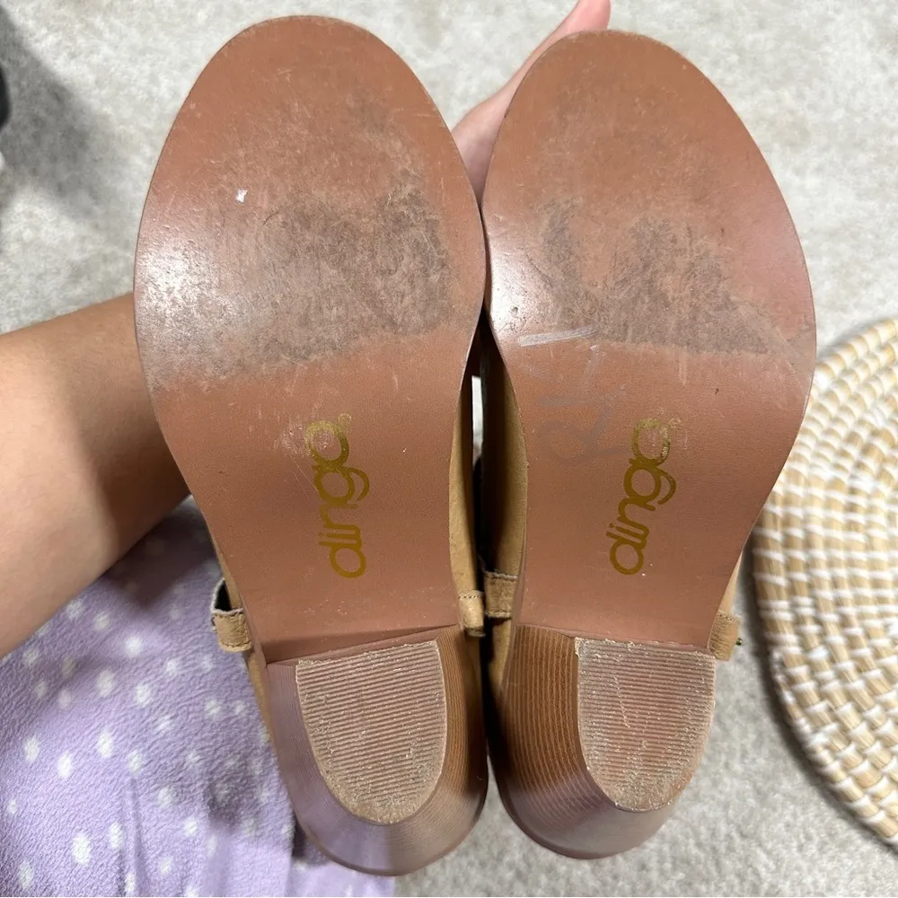 Dingo Addie Women’s Harness Boots Mid-Calf Rhinestone Western Rodeo Cowgirl Tan - Image 13