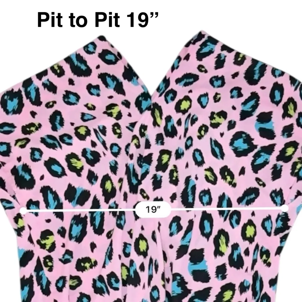 Adrienne Pink and Black Patterned Top - Image 5