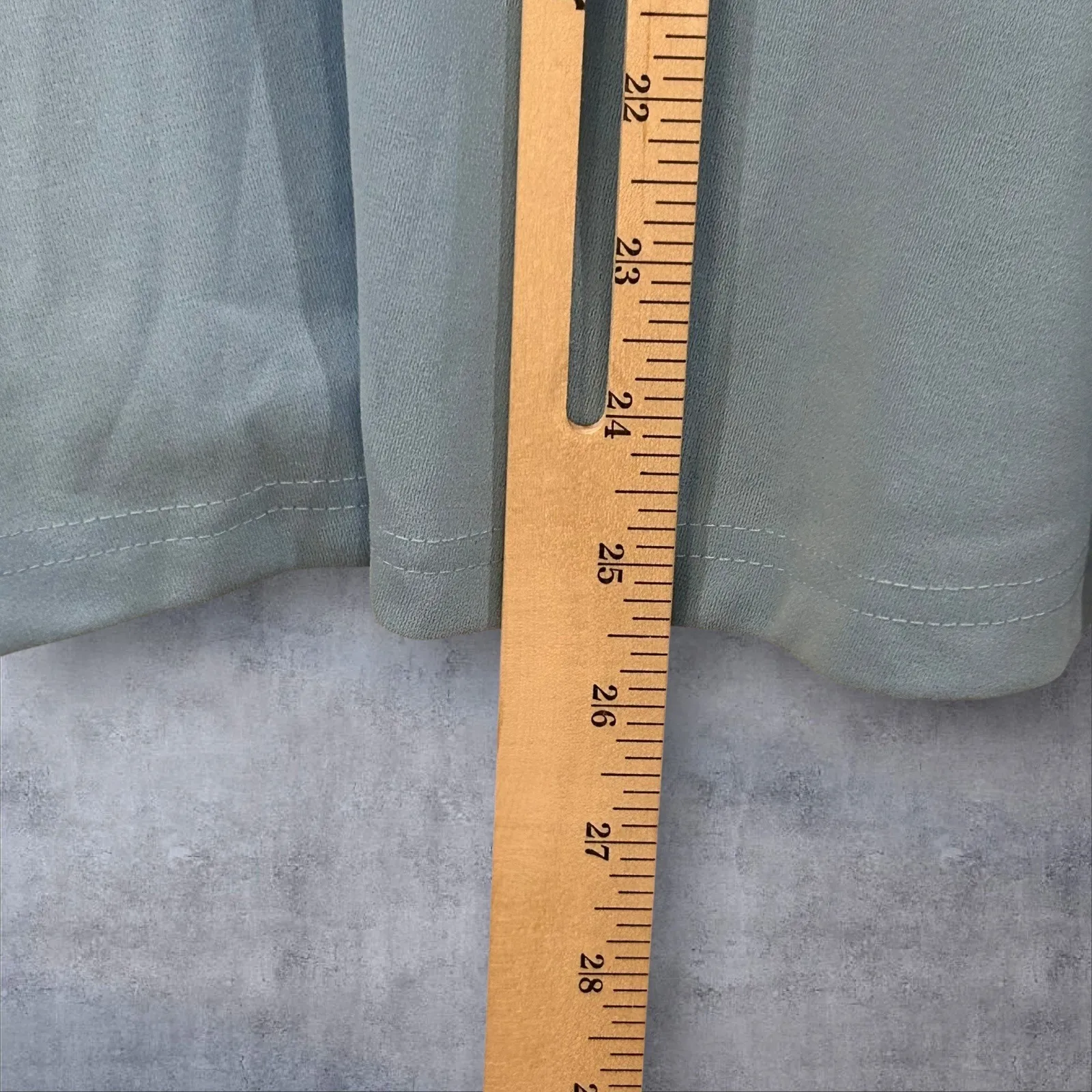 NEW Allegra‎ K Blouse Top Womens M Blue Cap Sleeve Peplum Pleated Office Casual - Image 8