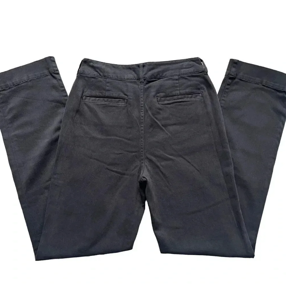 Faherty Endless Stretch Straight Leg Pants Black Size 27 Organic Cotton NWOT - Image 6