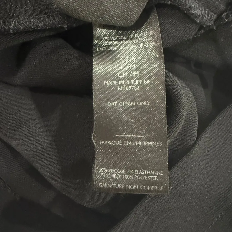 Natori Stretch Crepe Top in Black, Size S/M - Image 6