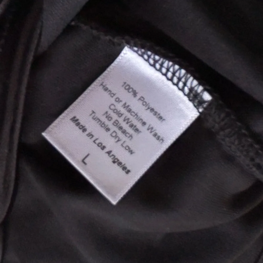 Lucy in the Sky Black Ruched One Shoulder Long Sleeve Bodycon Mini Dress Large - Image 5