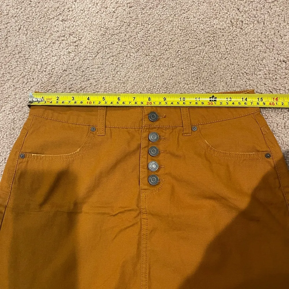 INDIGO REIN (Junior) Half Button Front Mini Skirt - Image 4