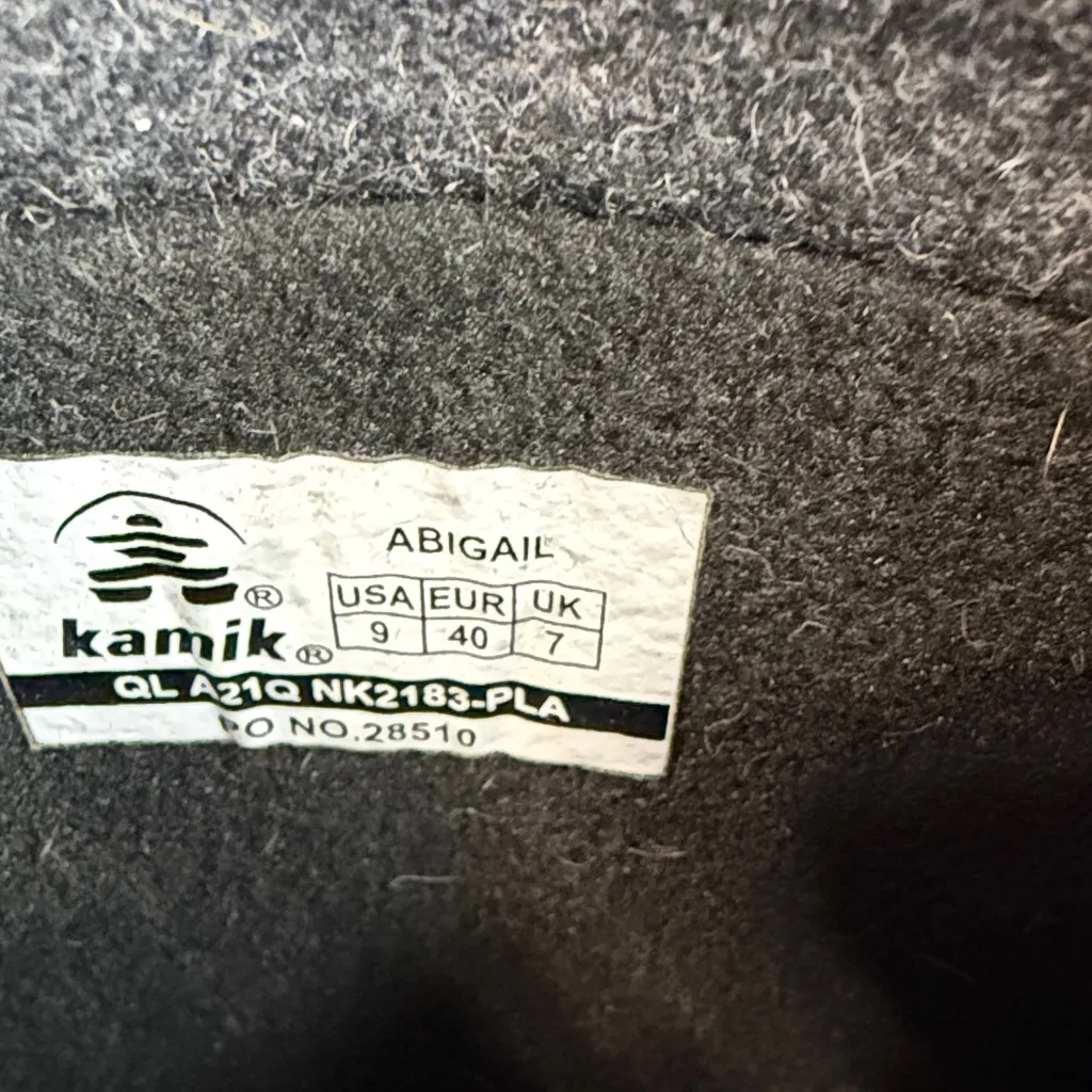 Kamik Red and Black Plaid Winter Boots - Image 7