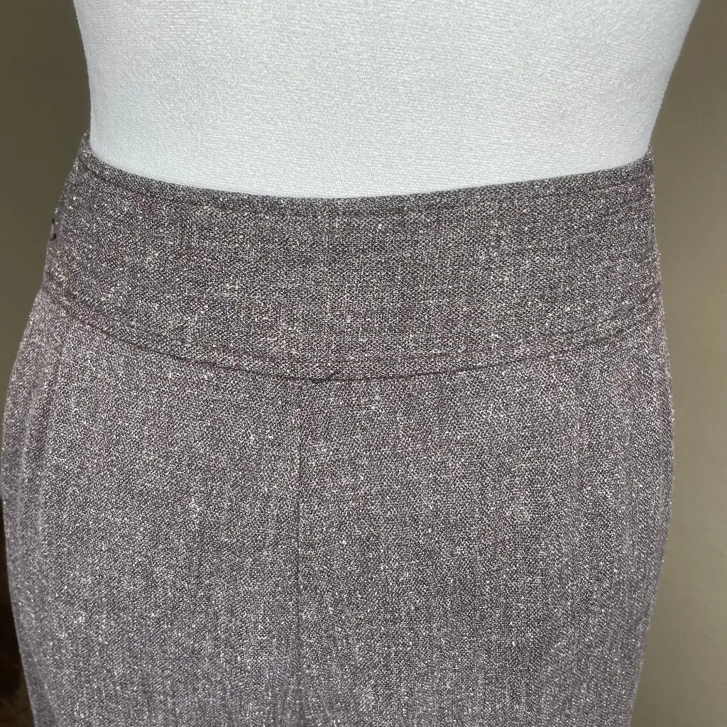 East 5th Womens Secretly Slender Gray Wide Leg Stretch Dress Pants Size 14 - Image 3