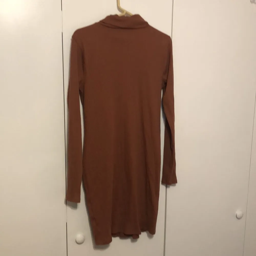 Wild Fable Sweater Dress Turtleneck Brown Color Women’s Size XL Long Sleeve - Image 2