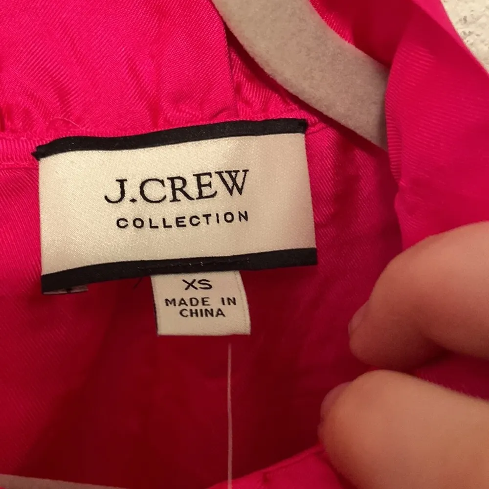 J. Crew Collection silk twill top with fixed bow - Image 45