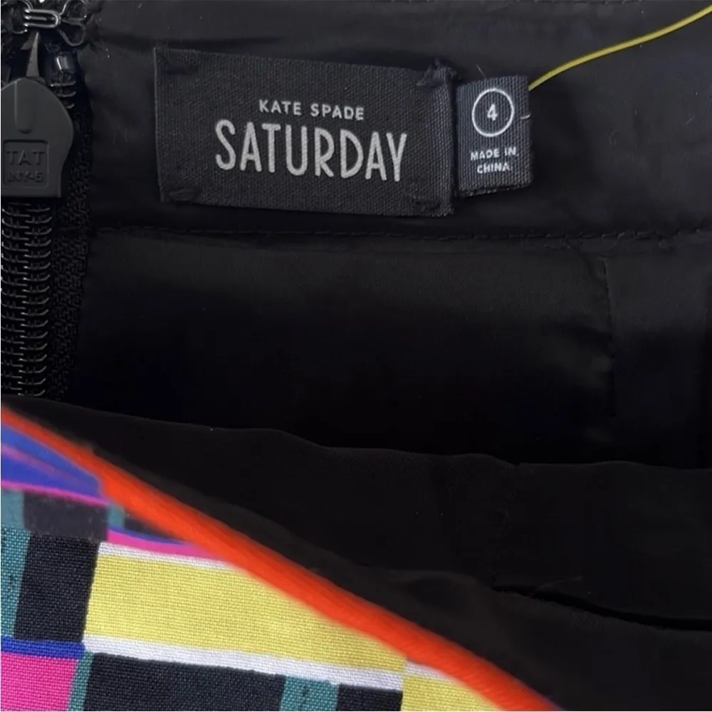 NWT Kate Spade Dance Plaid Deep Pleat Mini Skirt Size 4 - Image 5