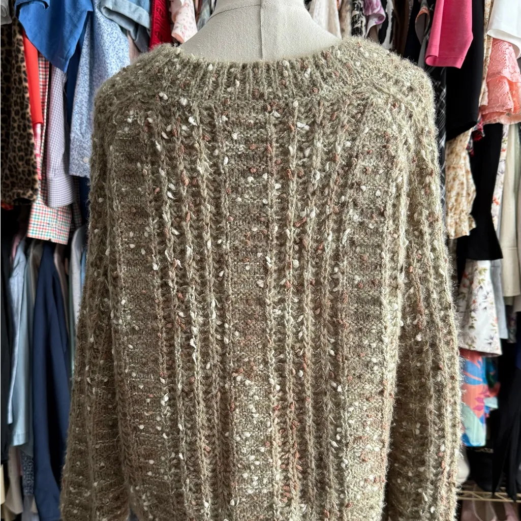 Blu Pepper Textured Knit Sweater in Brown - Image 8