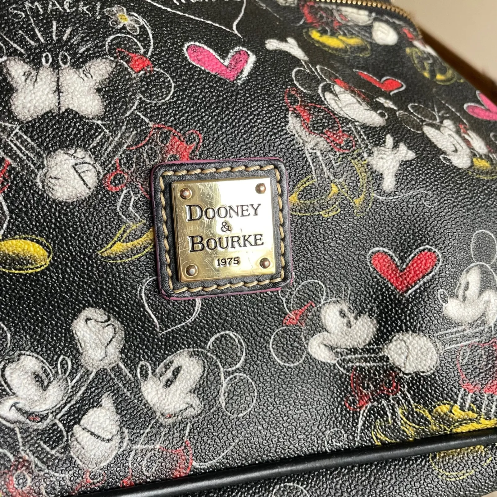 Dooney & Bourke Romancing Minnie Mouse Disney Crossbody Bag Purse Rare - Image 4
