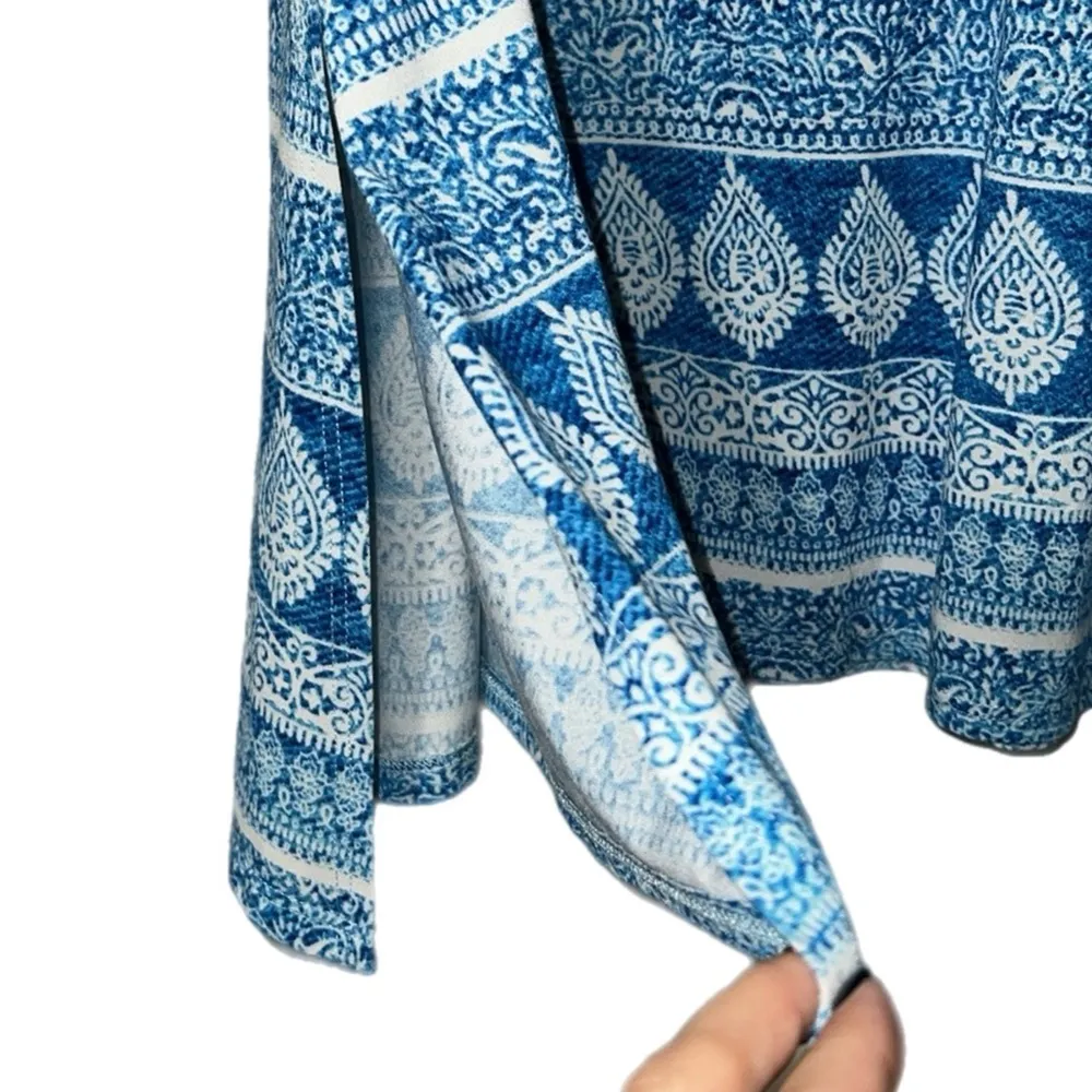 Show Me Your Mumu size x-large blue tunic short sleeve cover up summertime top - Image 4